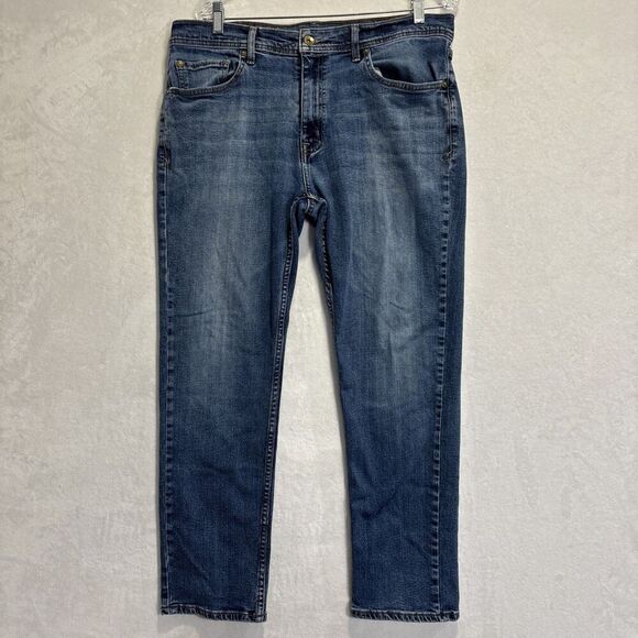 Devil Dog The Original Athletic Men's Size 36 X 30 Blue Medium Wash Straight Leg - Picture 1 of 16